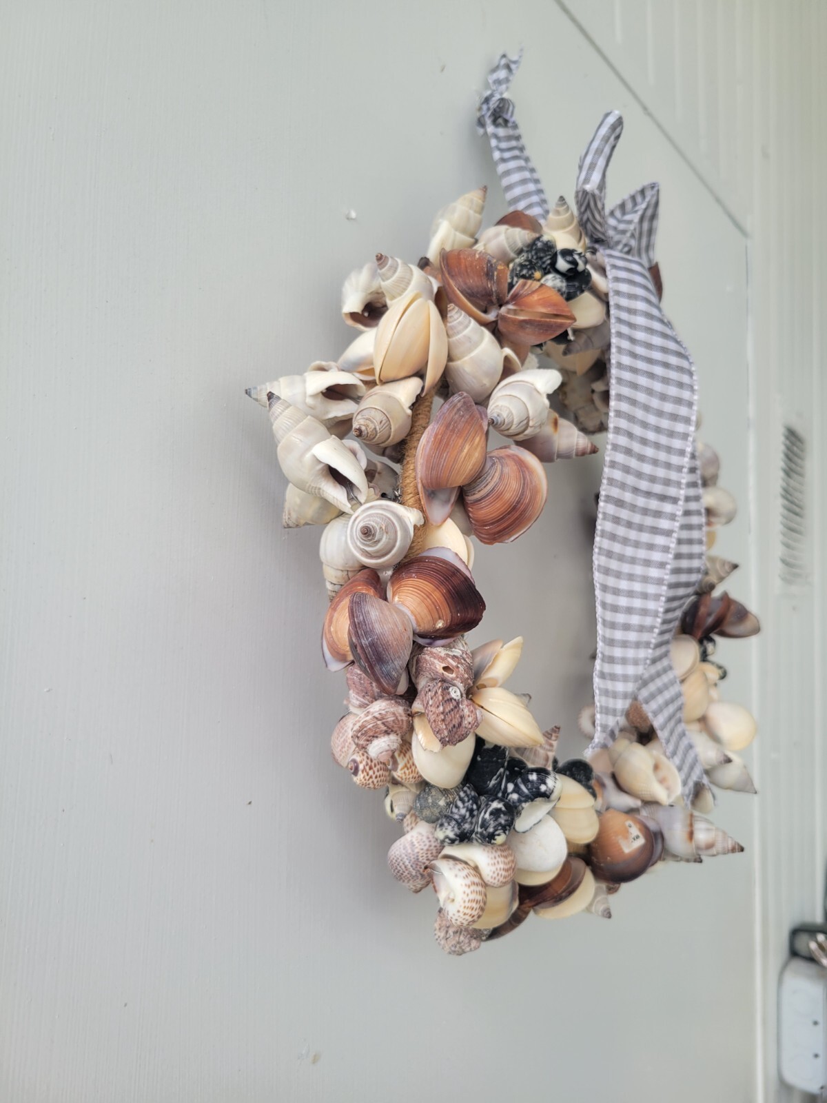 Sea Shell Wreath Handmade Nautical Coastal Beach Door Wall Home Decor