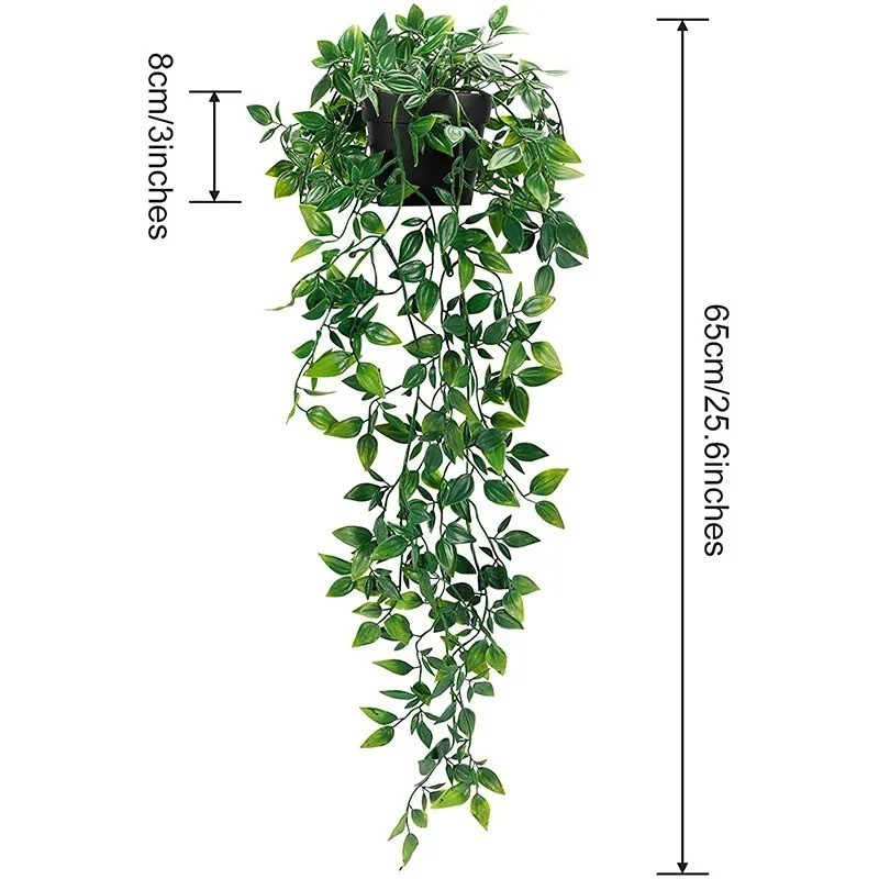 90cm Artificial Ivy Vine Garland Fake Plant Leaf Home Wall Decor