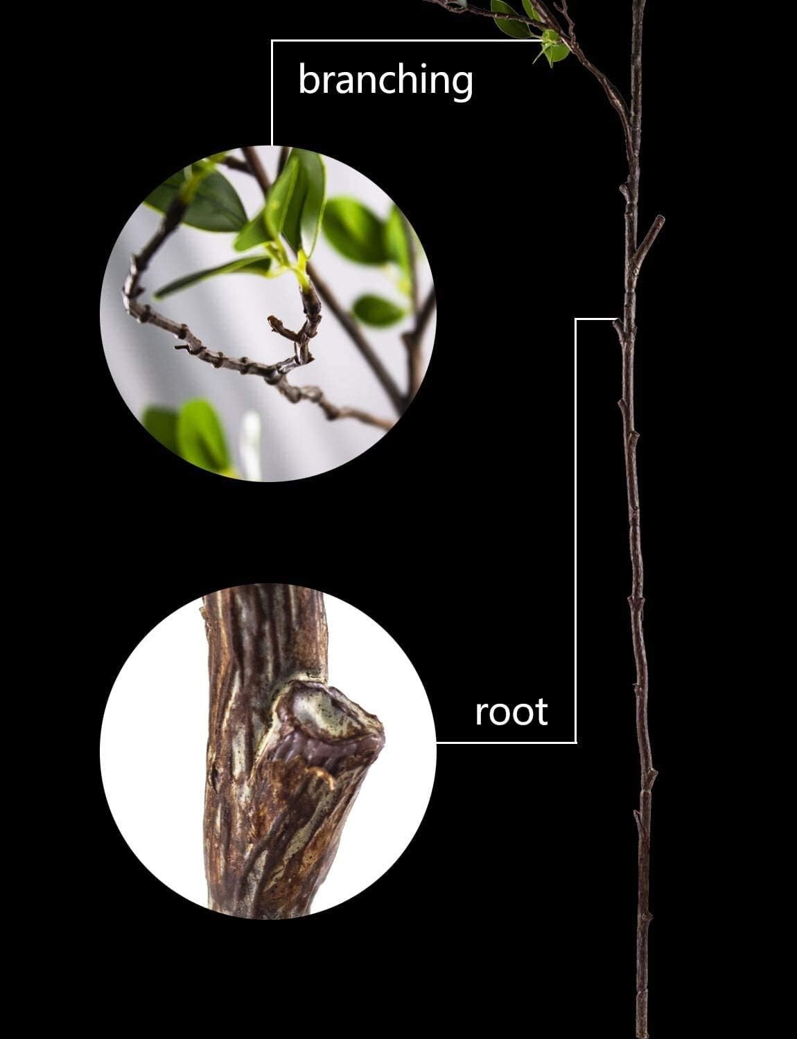 Customizable 43.3 Inch Artificial Plant Branches – Perfect for Home & Garden