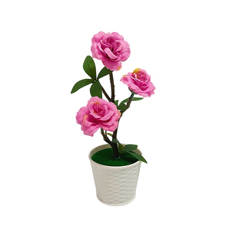 Artificial Flower Pot Plant for Living Room Bedroom Bathroom Balcony Decor
