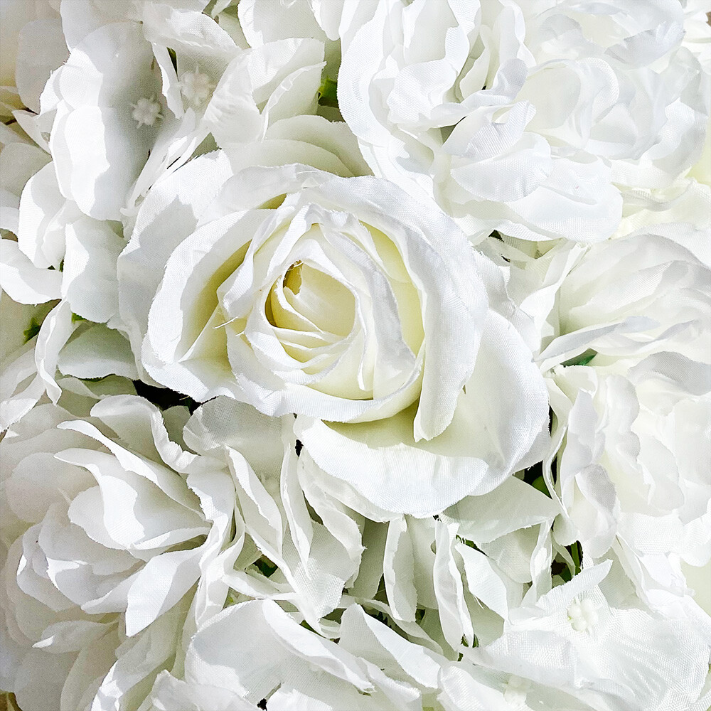 White Artificial Flowers for Home Party Wedding,Artificial Silk Flowers Row,HOT!