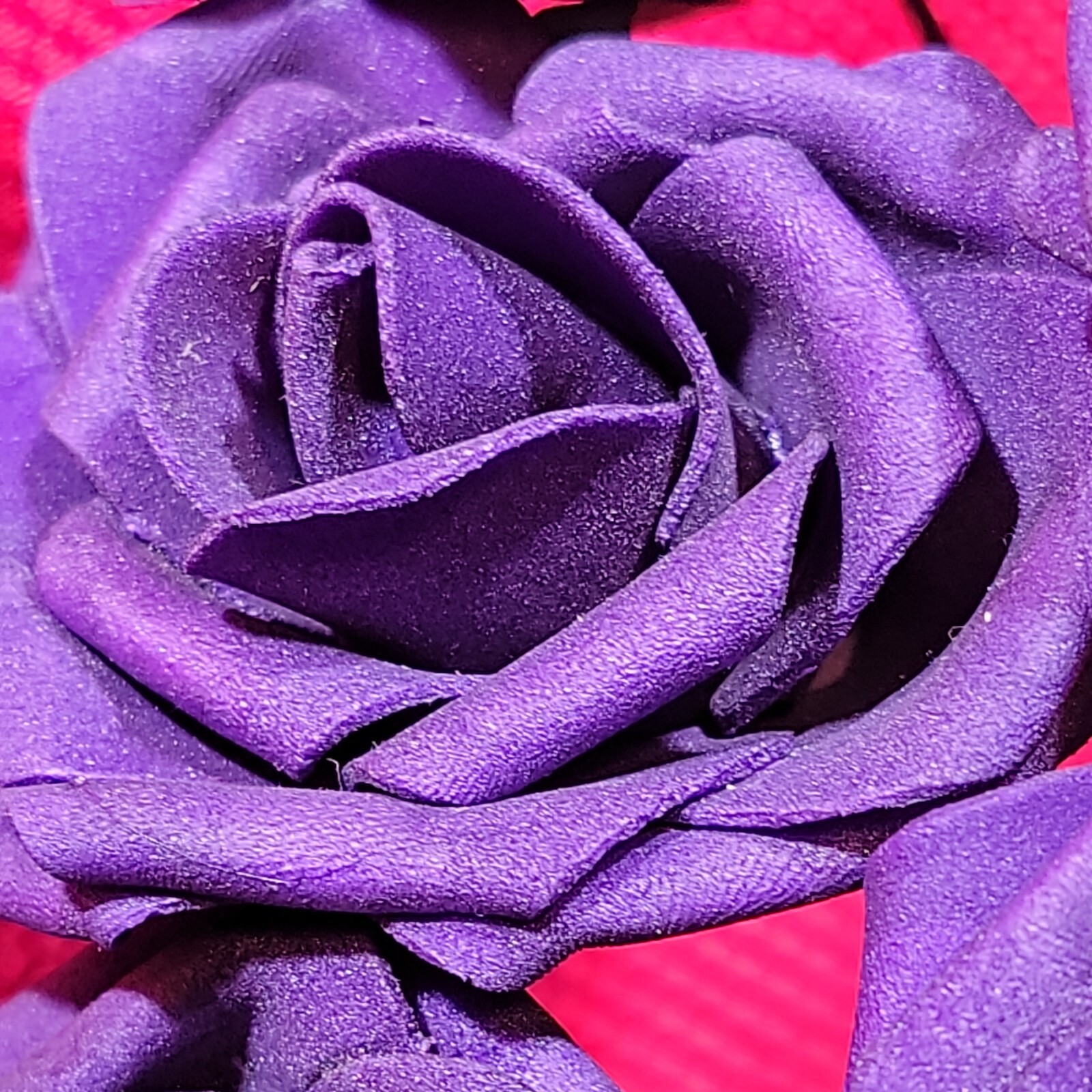20 purple ROSE Flower FAKE FAUX FOAM ARTIFICIAL Wedding Banquet CRAFT Decor Art