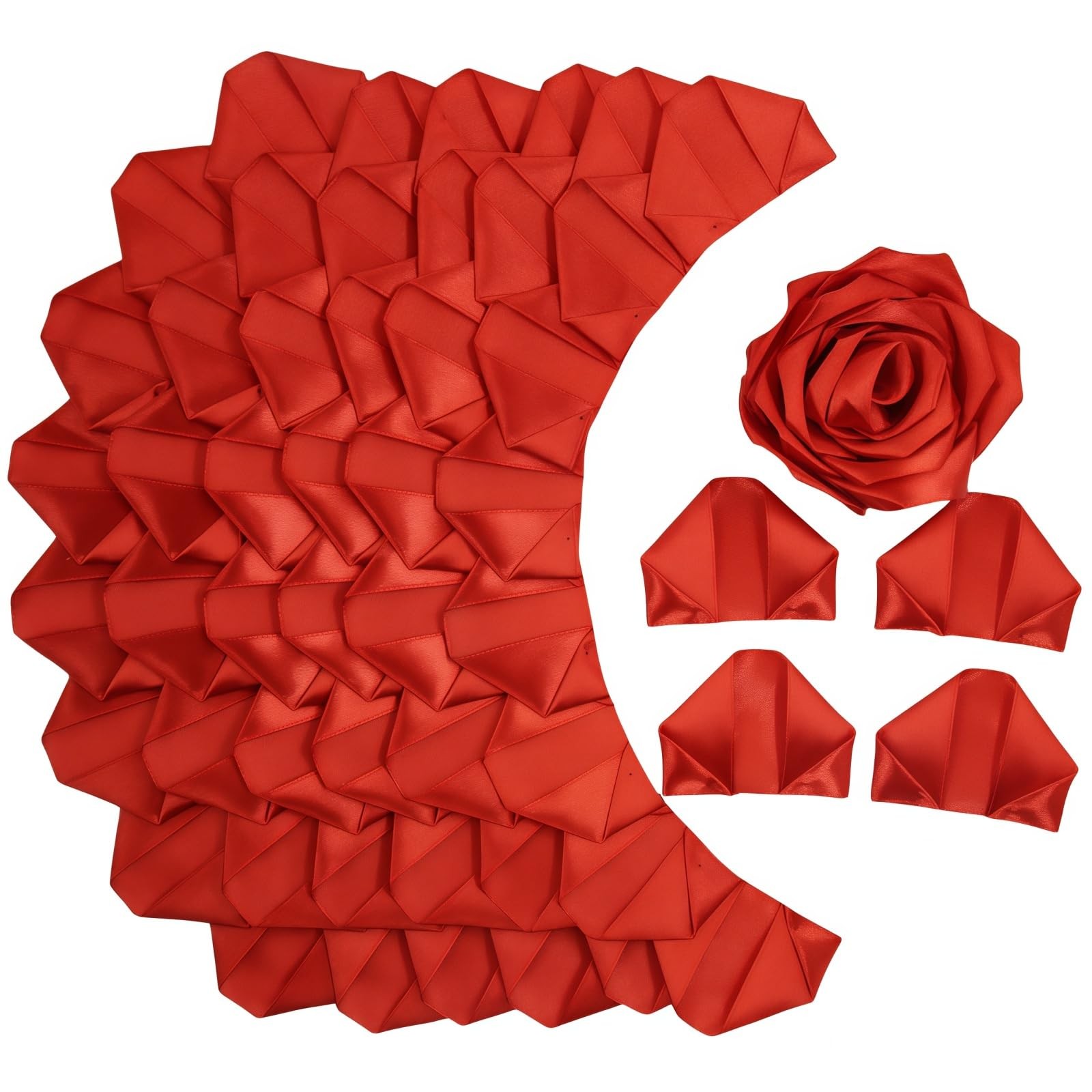 Eternal Rose Petals, 300Pcs DIY Bouquet Craft, Red