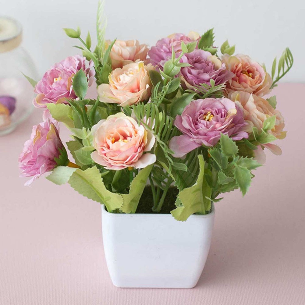 Sleek Design Simulation Potted Plants Great for Homes Weddings Parties