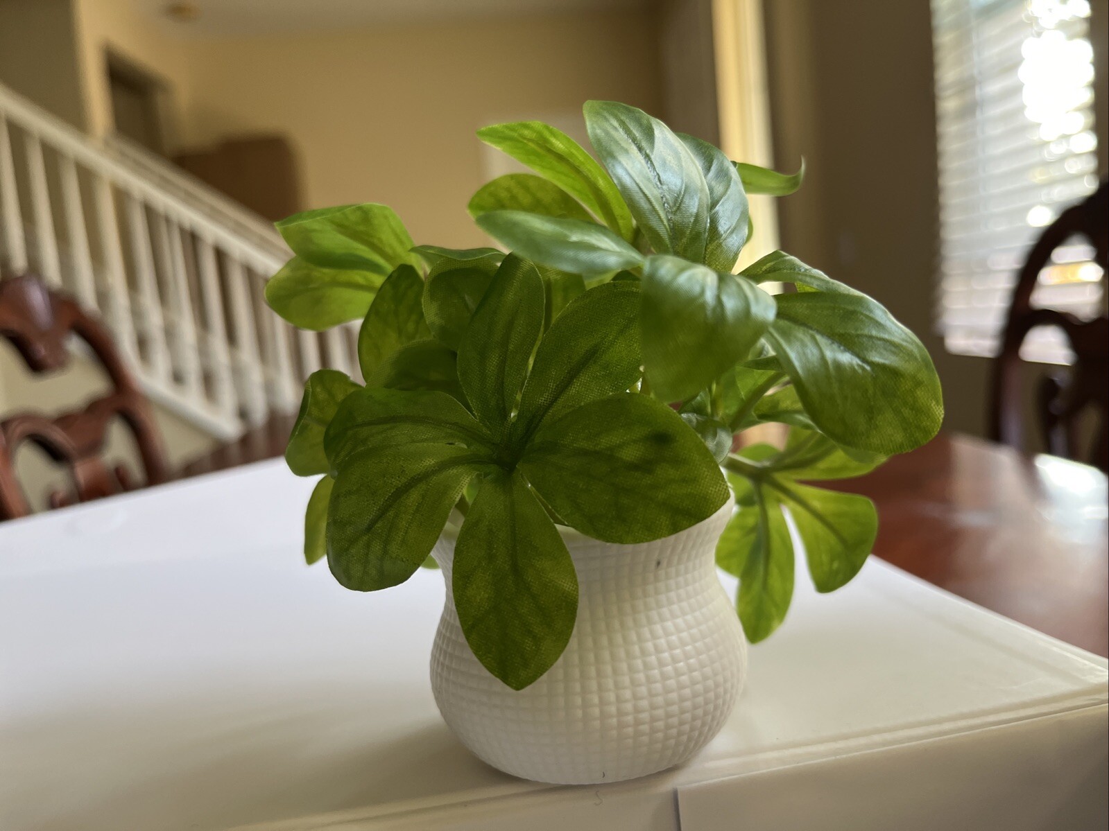 2Packs Artificial Potted Plant Scene Mini Fake Faux Plants for Home Office Decor