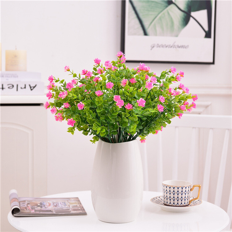 4 Pcs Artificial Fake Flower Lotus Home Decoration Outdoor UV Protection Floral