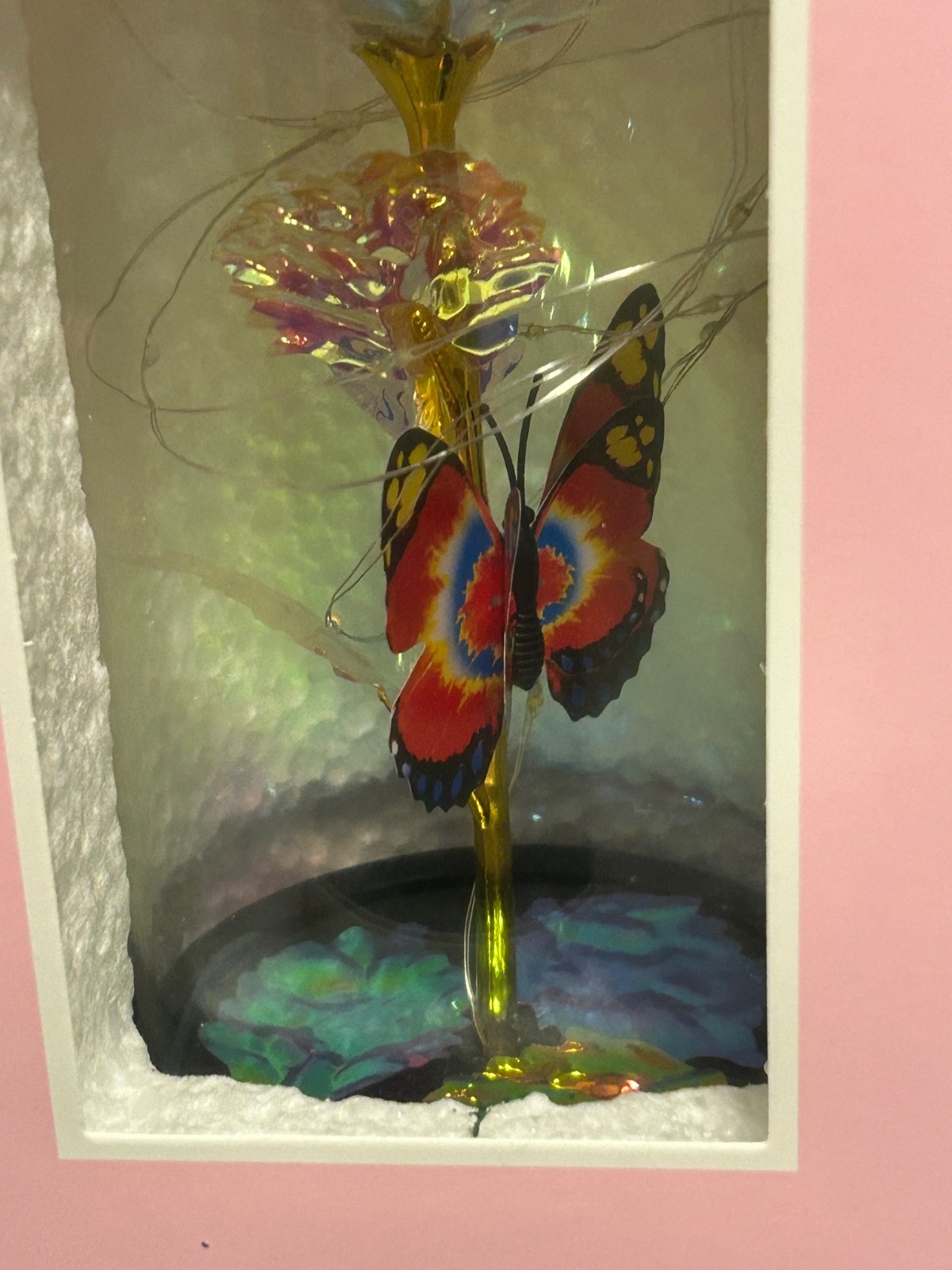 Rose About LED Light Up Rose with Butterfly by KY