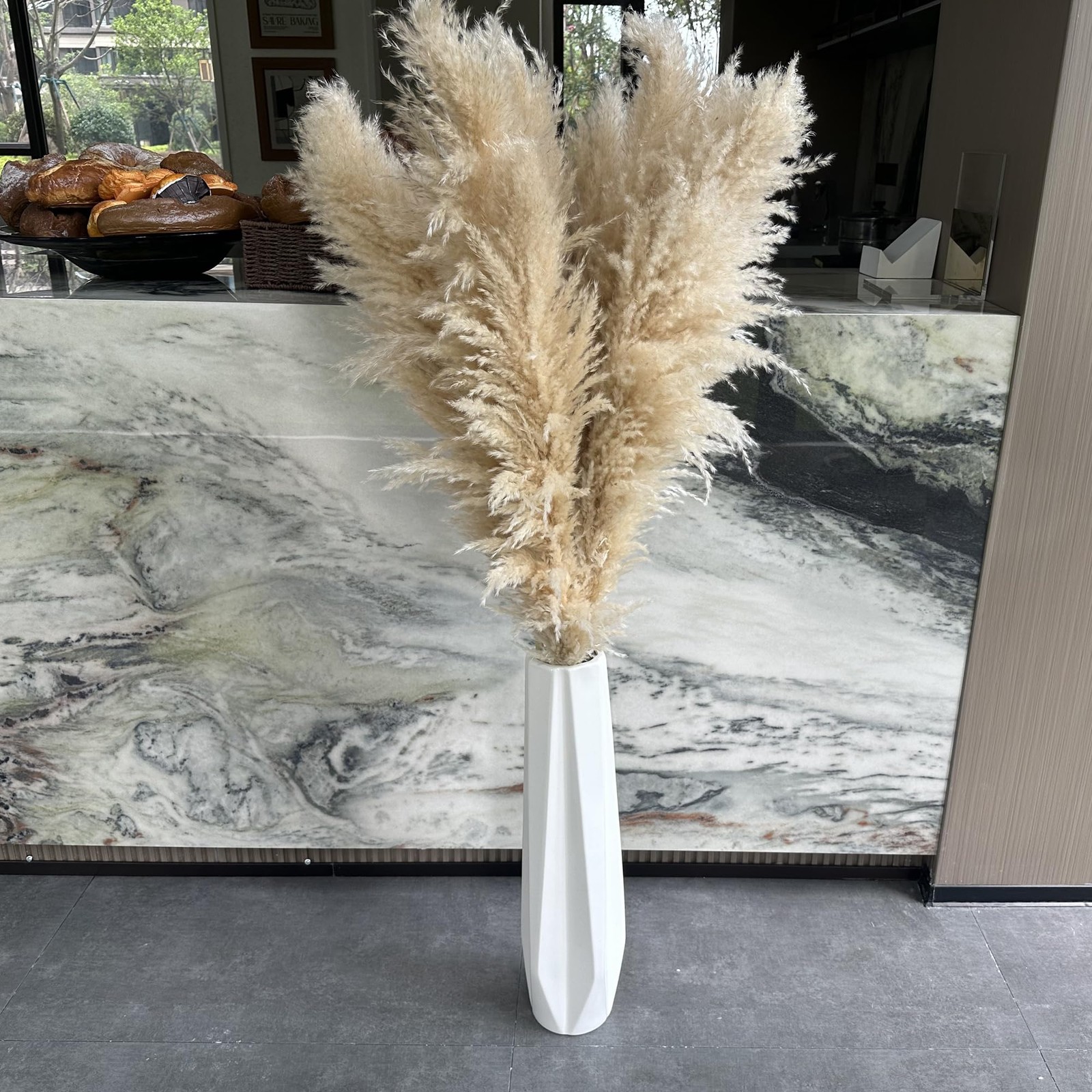 55″ inch Scarcity Natural Pampas Grass Decor Tall, pompas Grass, Tall Pampas …