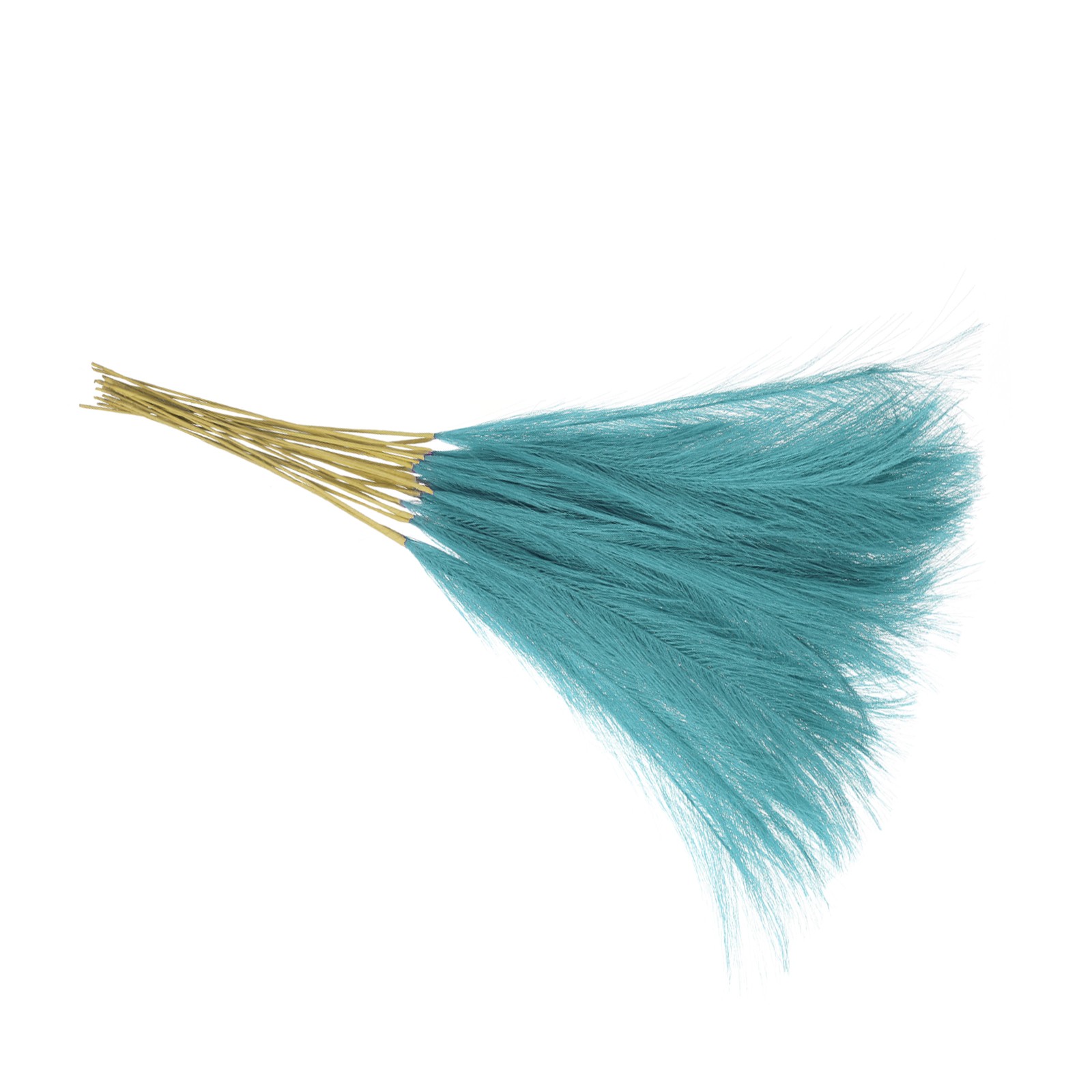 16pcs Faux Pampas Grass 21 Inch Artificial Pampas Grass DECOR Blue Green