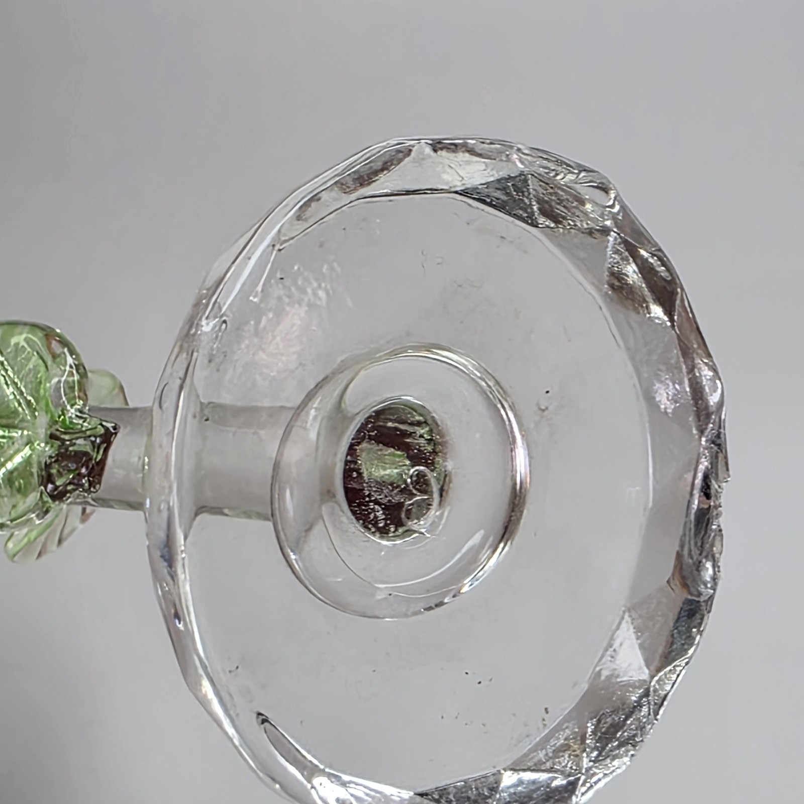 Glass Rose 6″ Six INCH BEAUTIFUL PAINTED GLASS ROSE FLOWER – CLEAR BASE