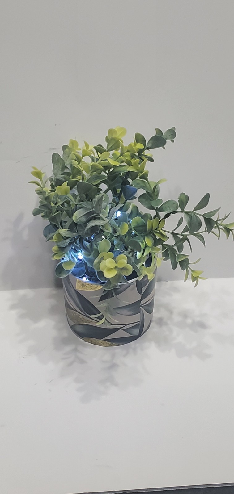 Light Up Potted Faux Plant