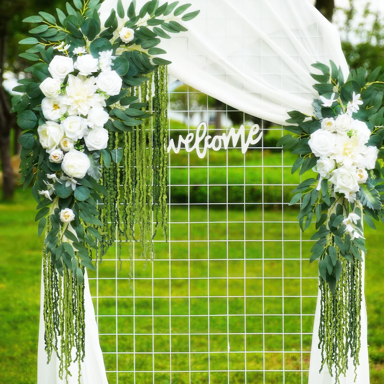 60 Pcs Hanging Moss Vines Faux Moss Garland for Decorating Artificial Amarant…