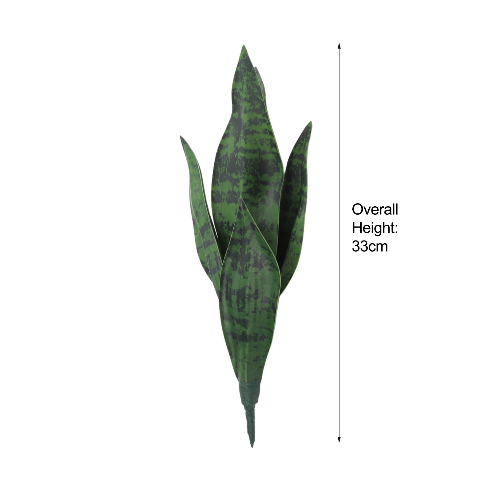 PVC Artificial Snake Plant with Detailed Leaves for Wedding and Event Decor