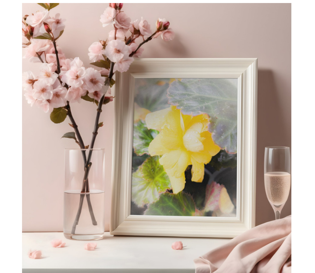 Print of a Photo Name ‘Yellow Beauty’ Unframed
