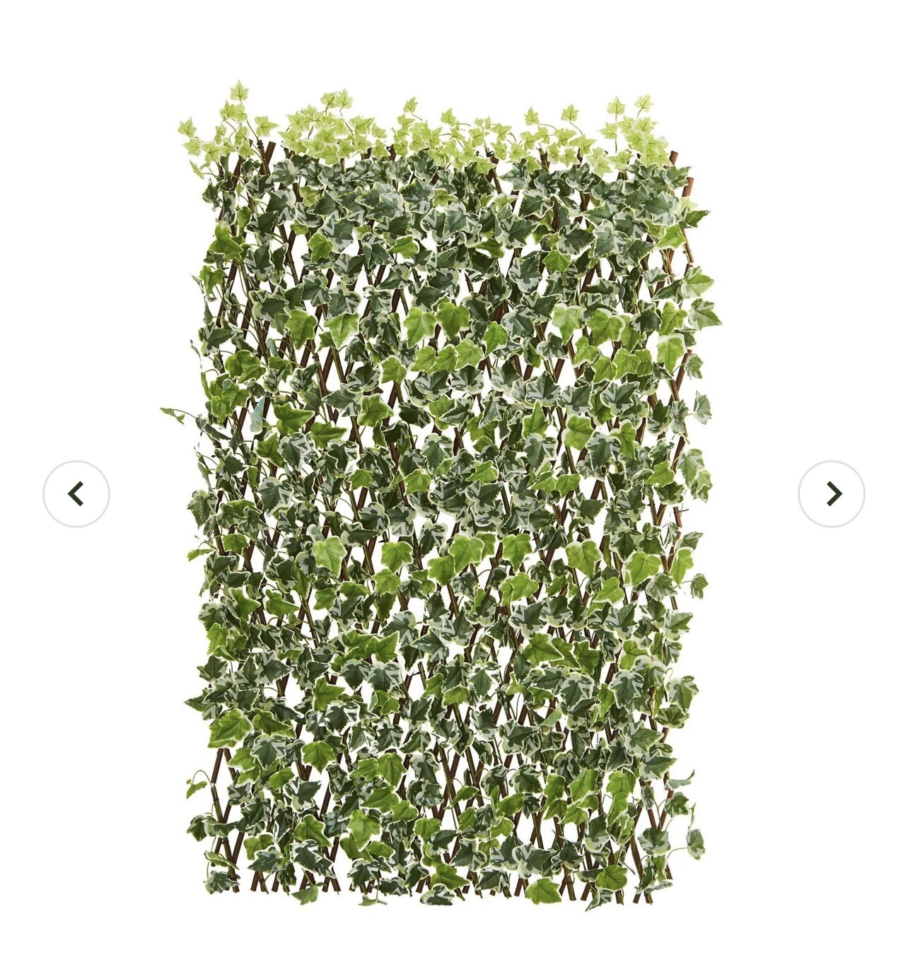 39″ English Ivy Expandable Fence UV Resistant & Waterproof Trellis. Retail $219