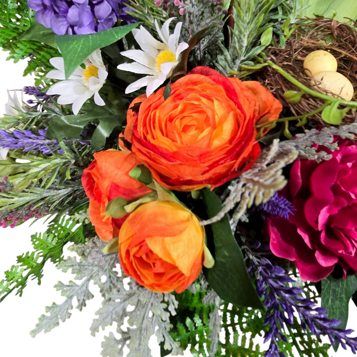 Colorful Spring Artificial Floral Centerpiece