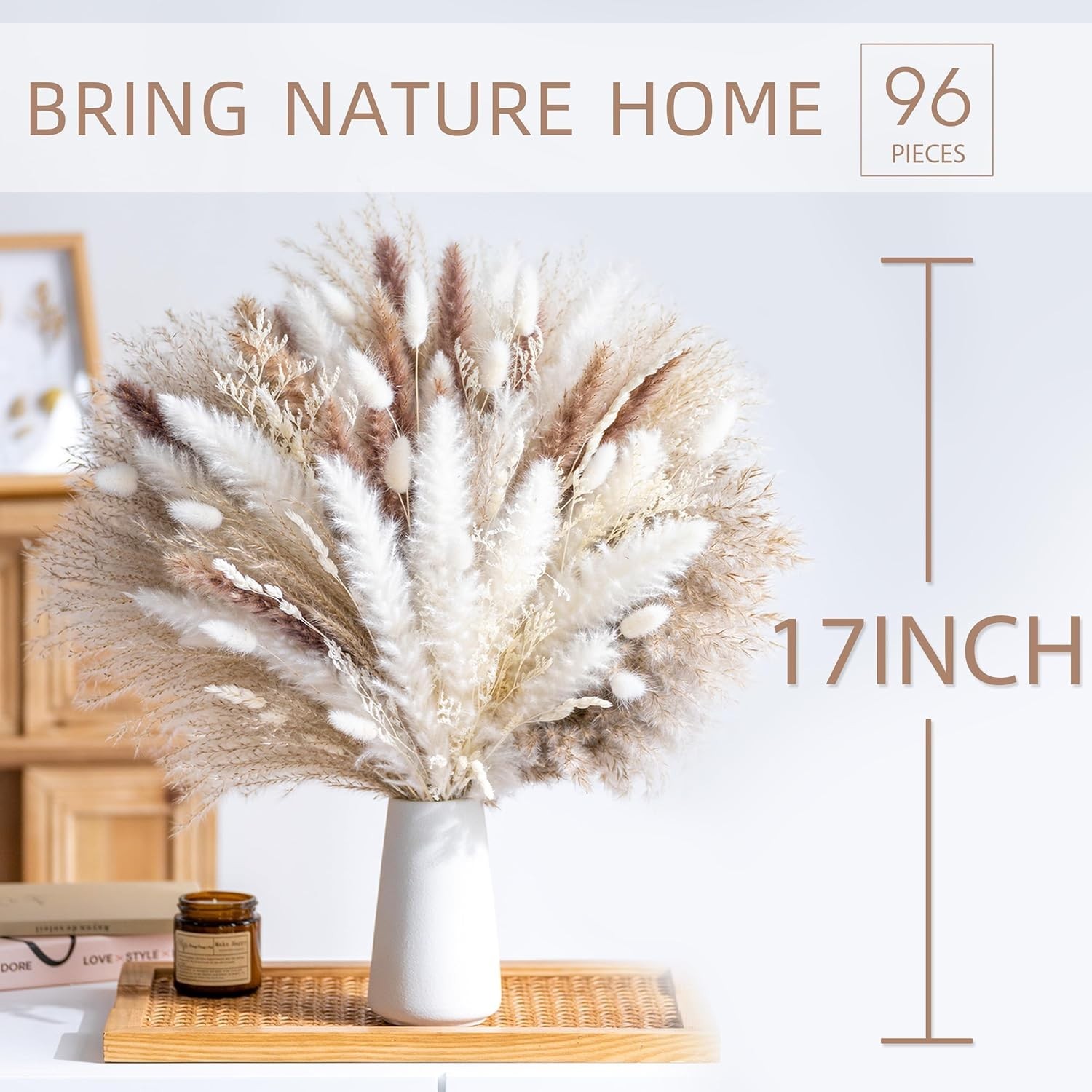 Dried Pampas Grass Decor