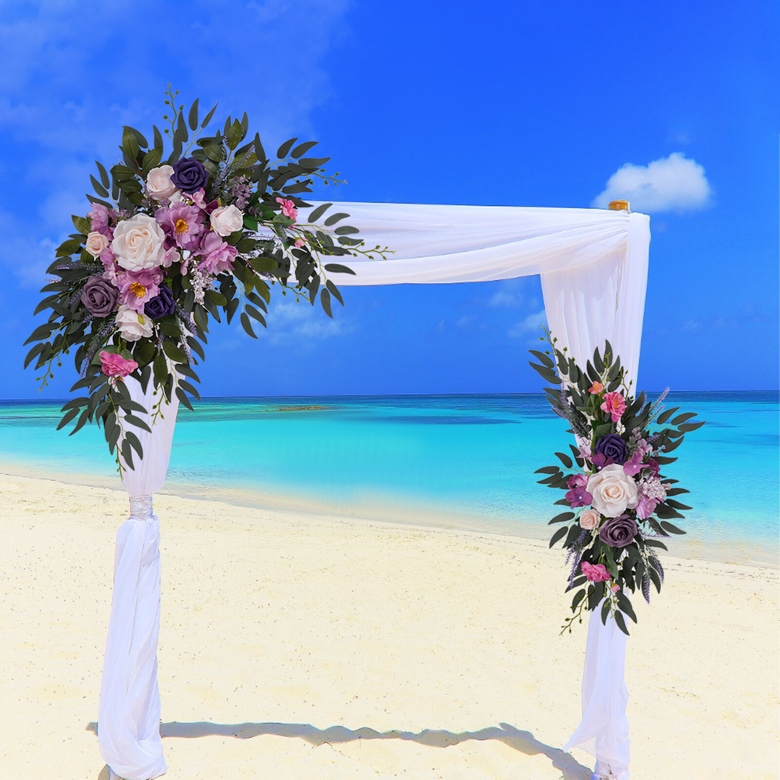 Artificial Wedding Arch Flowers Kit Artificial Flowers for Wedding Decoration US