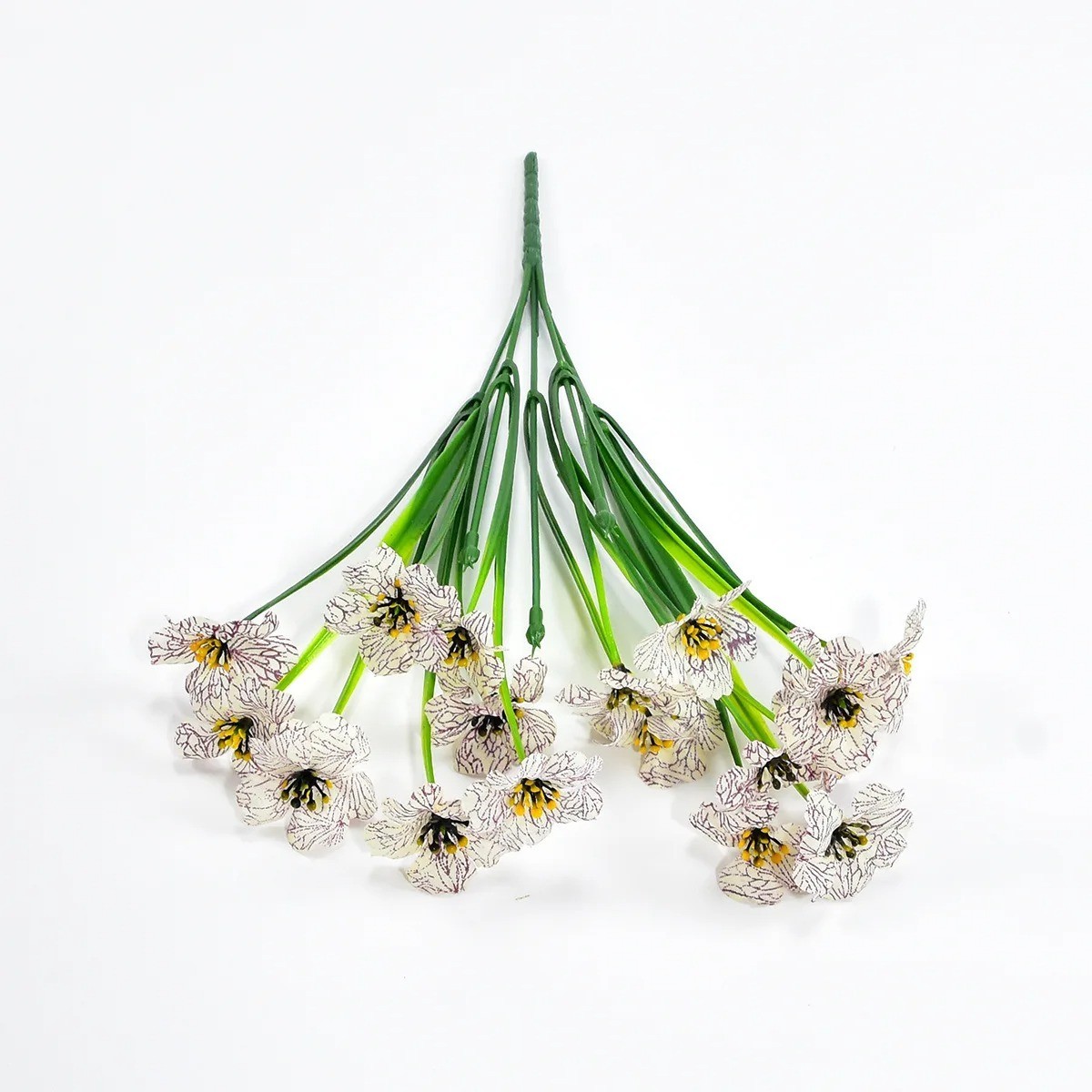 Artificial Flower Bouquet 18 Heads UV Resistant Fake Plants Home Garden Decor