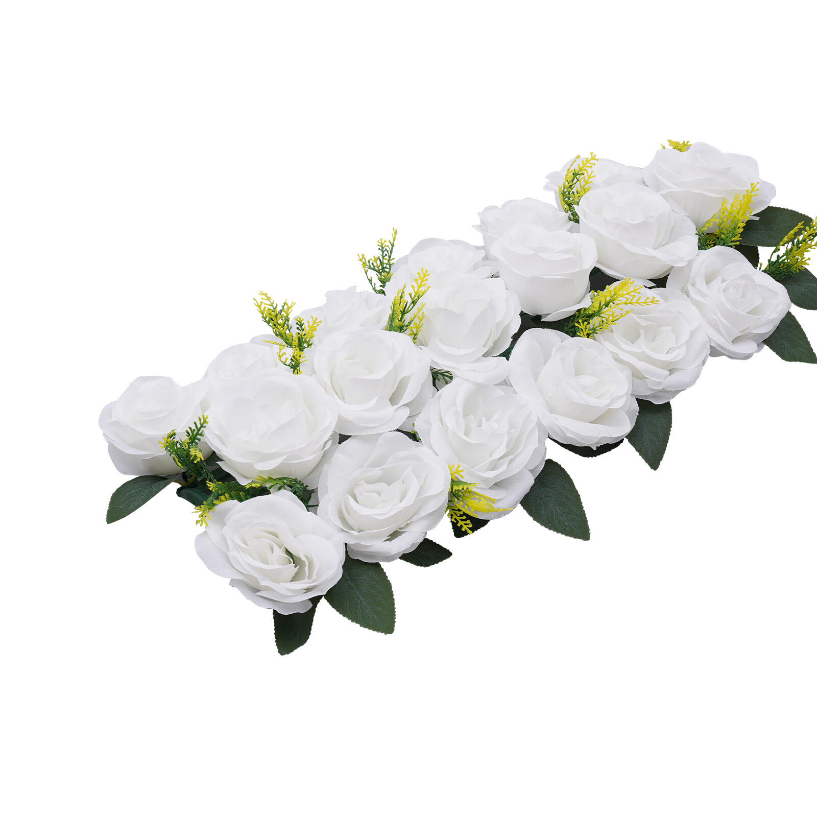 Wedding Dining Table Flower Centerpiece Floral Arrangement 10 Pieces White Roses