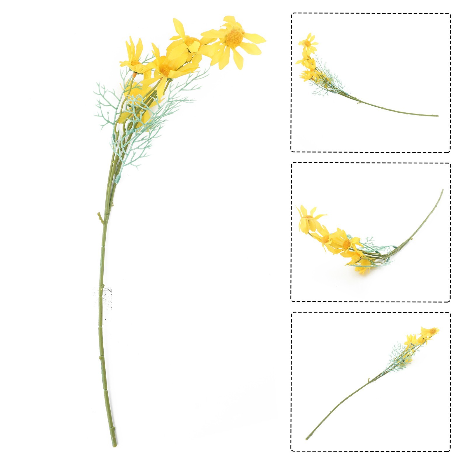 Artificial Silk Daisy Flowers Bouquet Wedding Xmas Party Home Coffee Shop-Decor