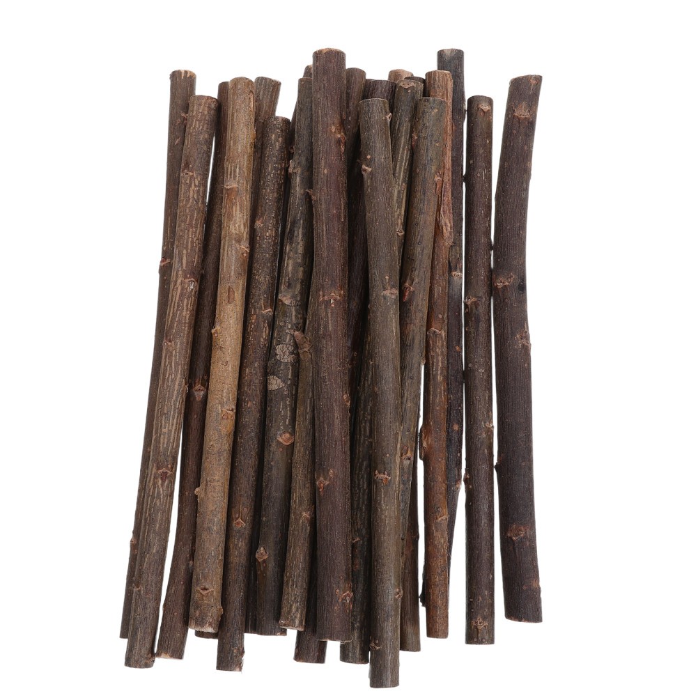 70PCS Natural Wood Branches Sticks for Crafts, 20CM/8″ Unfinished Dried Log