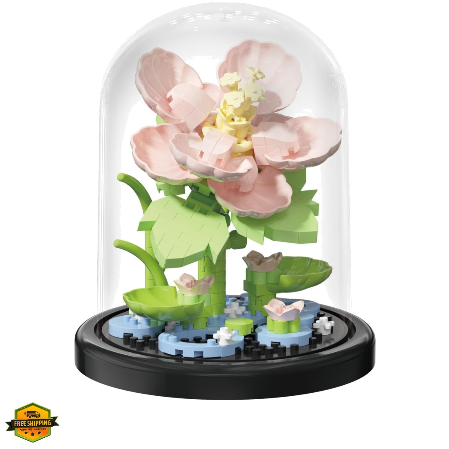 Hibiscus Legend Home Bouquets Dust Cover Set Building Toy | Creative Assembly…