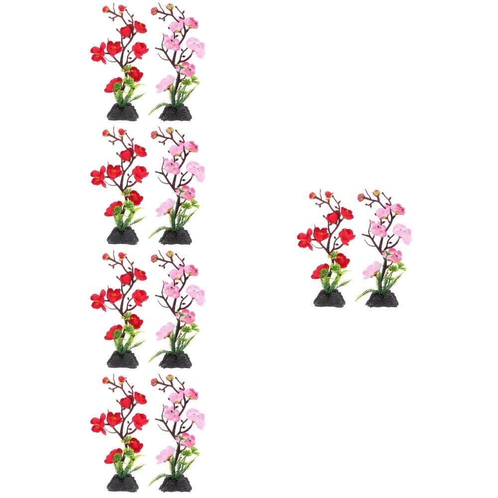 10 Pcs sashimi serving plate ornaments sushi table flower decor Flower Dish