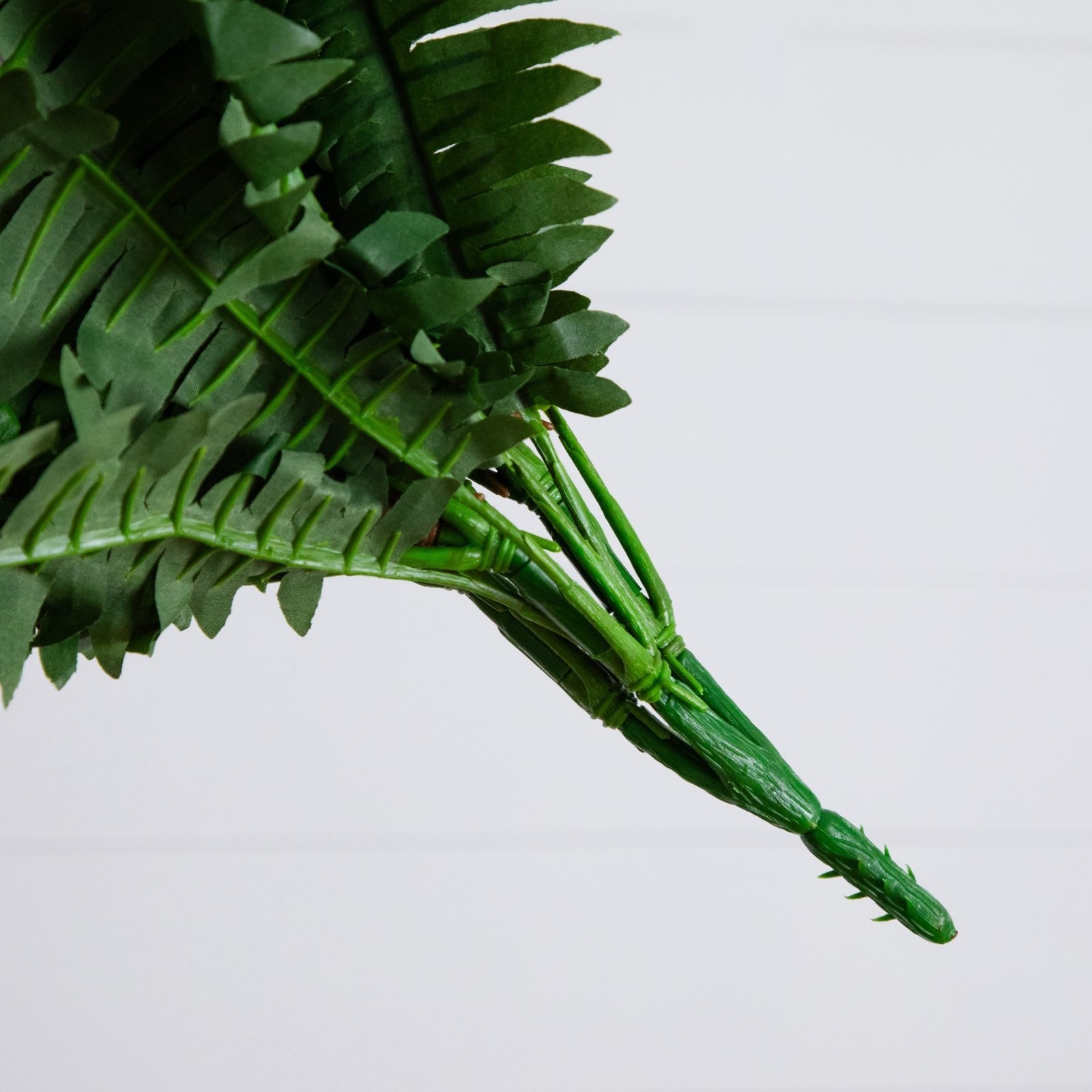Large 40″ Boston Fern Artificial Plant – Realistic Hanging Faux Ferns, Set of 2