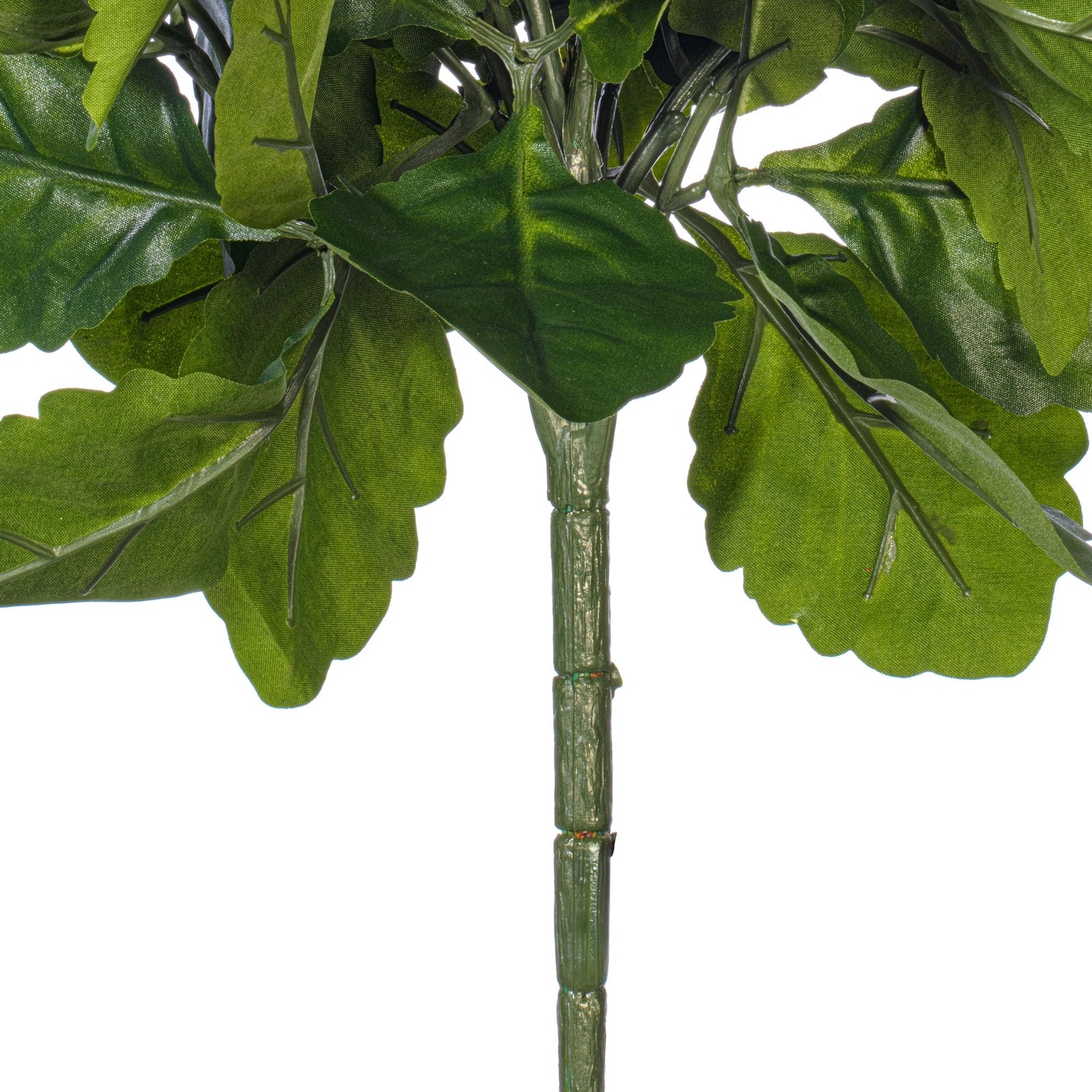 Vickerman 15″ Contemporary Fabric Artificial Kalanchoe Bush in Red