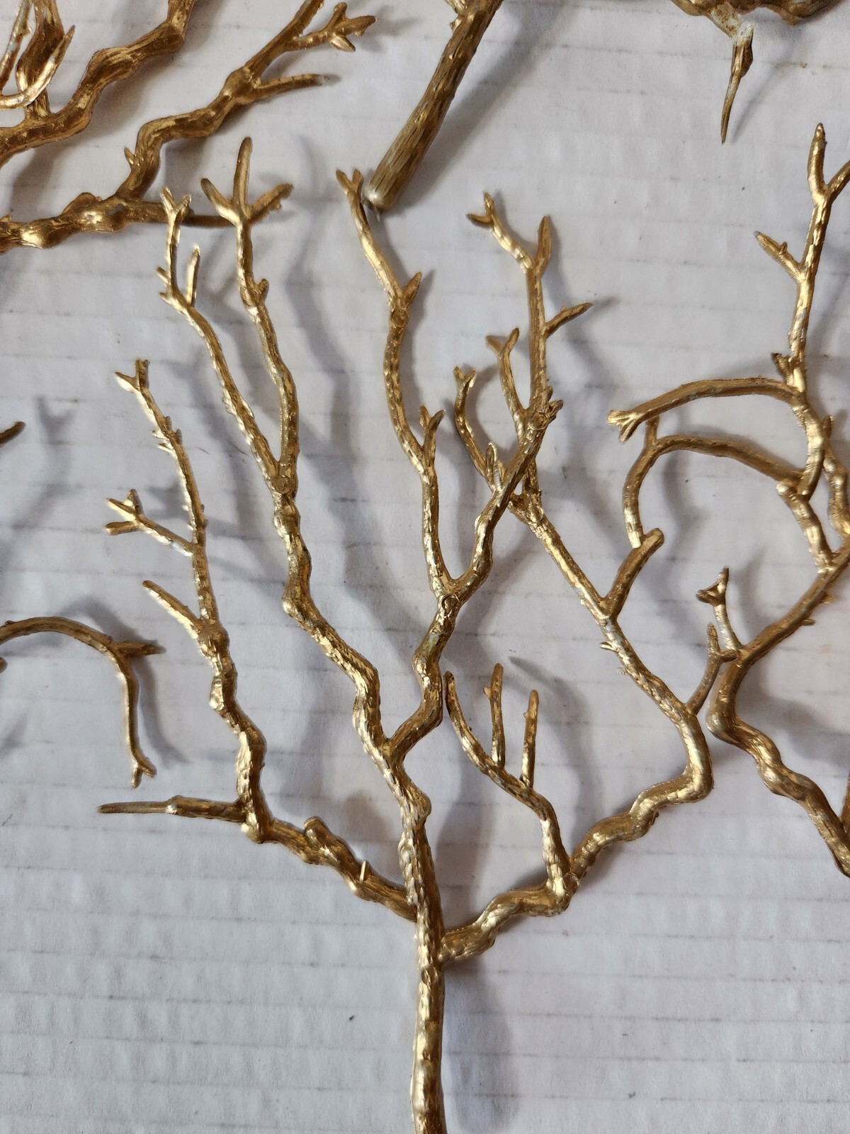 Gold Coral Twig Floral Arrangement Spikes DIY Centerpiece Bouquet Craft Supply