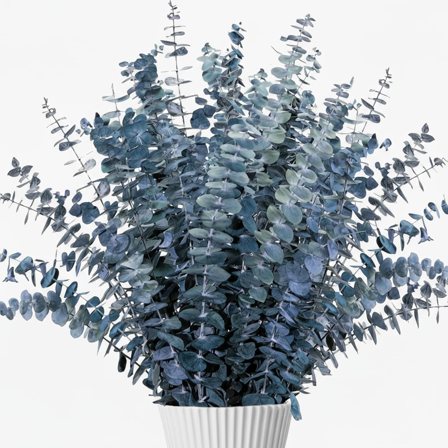 26Pcs Real Dried Eucalyptus Stems, 17″ Blue-Green Preserved Eucalyptus Stems …