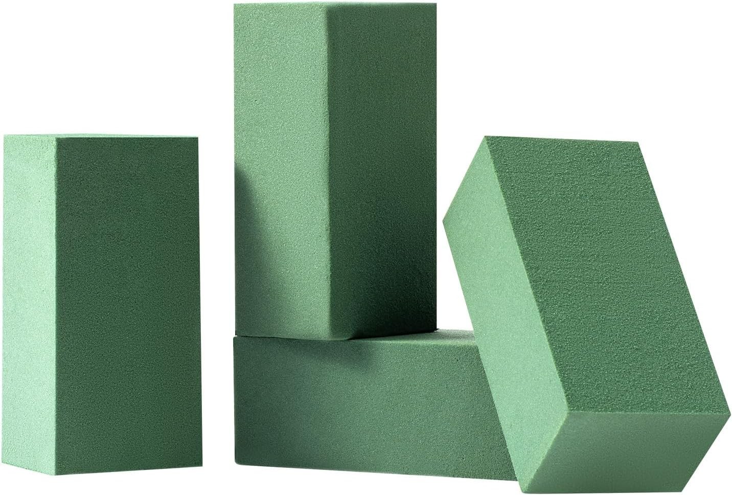 Wet Floral Foam Blocks Green Flower Arrangement Bricks 4 Pack
