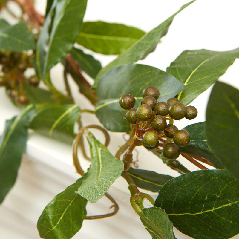 Lot of 2 Artificial Honeysuckle Garlands for Indoor Decor – 6 foot long, each