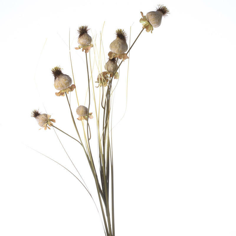 Dried Artificial Pomegranate and Grass Sprays