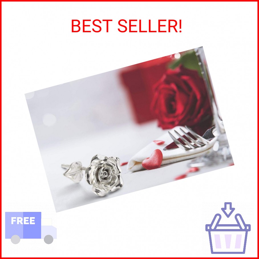 BESZONE Tin Rose 10th Anniversary for Her Gift – Tin Gift 10 Year Wedding Annive