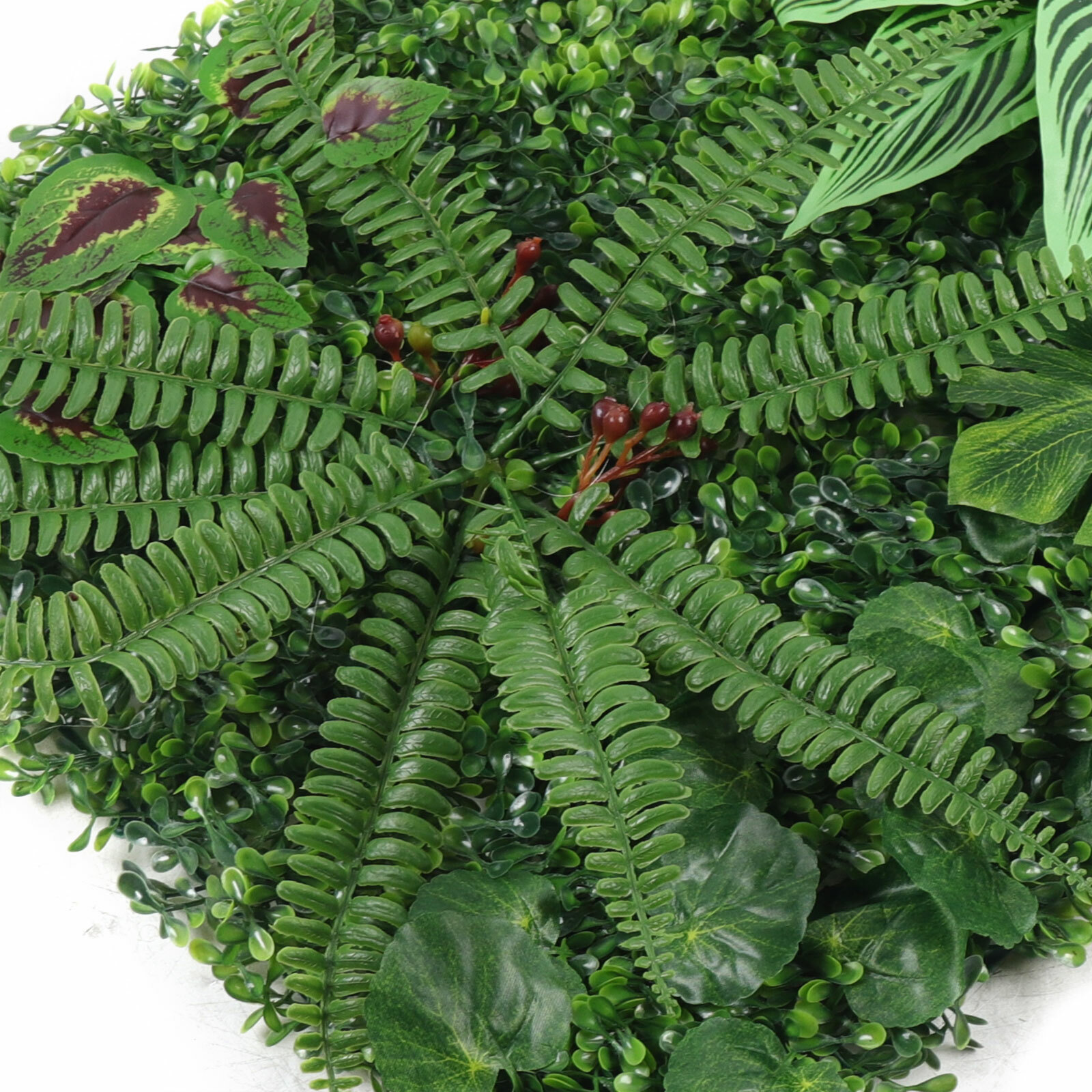 Plant Artificial Mat 12PCs Greenery Wall Hedge Grass Fence Foliage Panel Decor