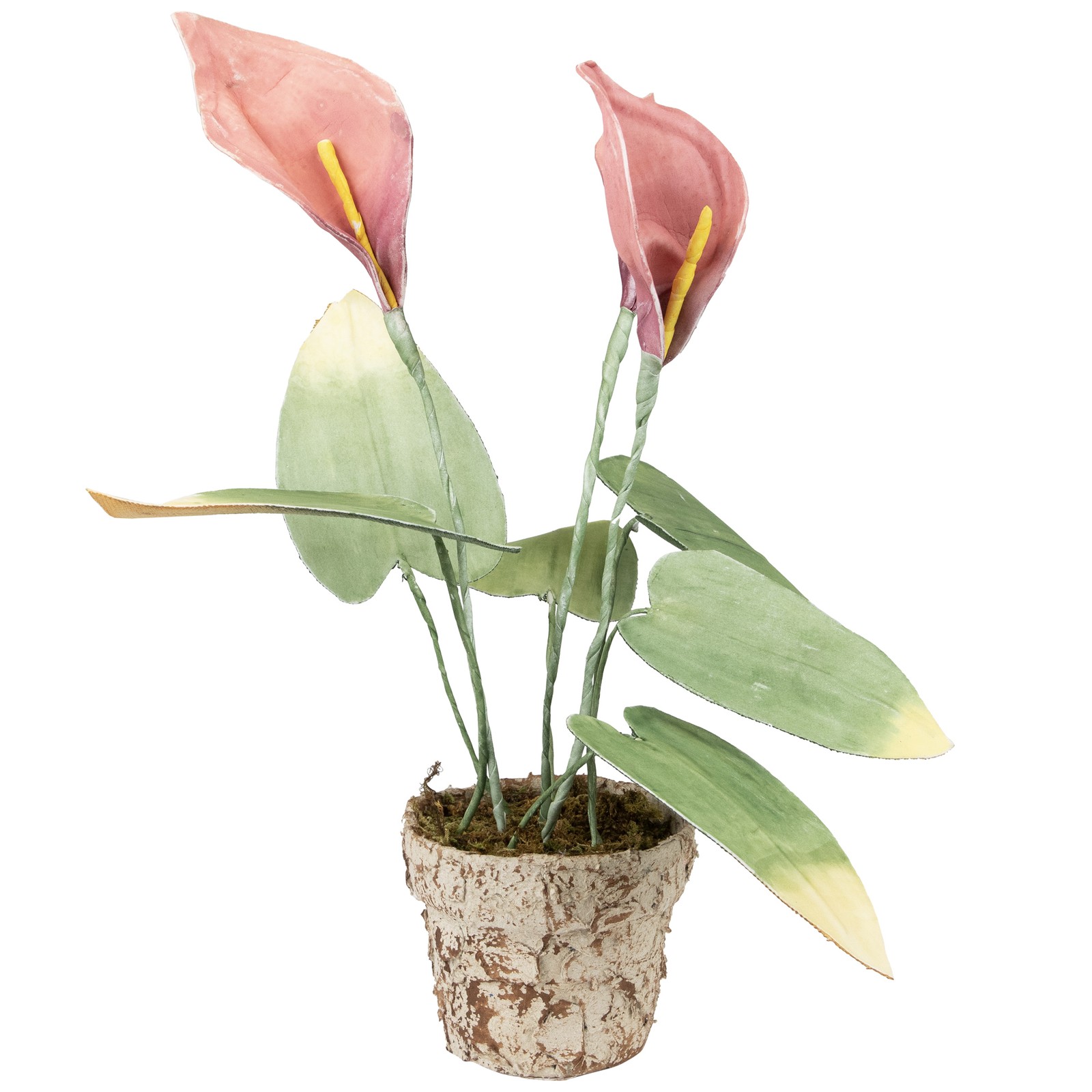 Northlight 19″ Pink and Green Artificial Decorative Calla Lily Plant