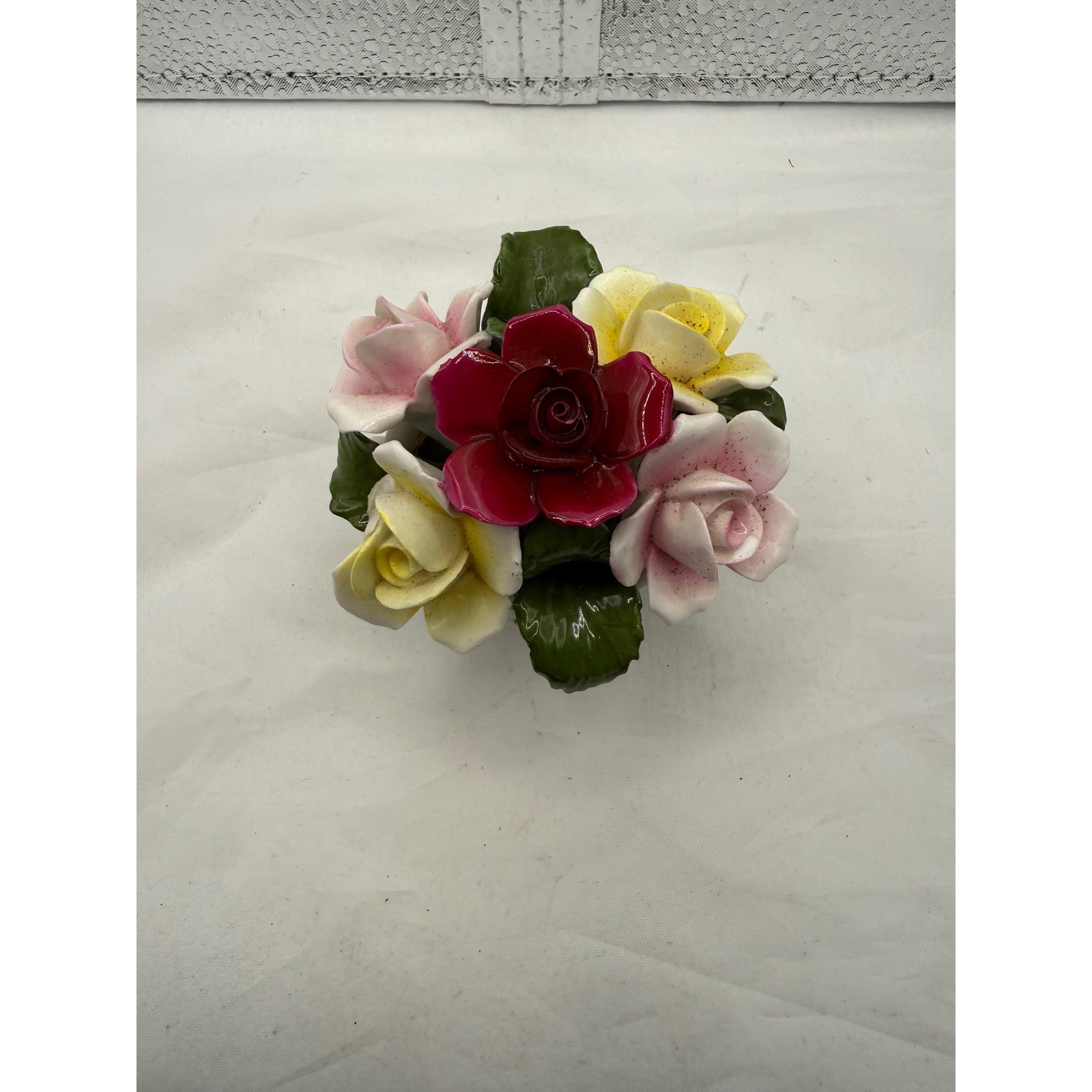 Aynsley England Mixed Roses June Fine Bone China Hand-Painted Floral Display