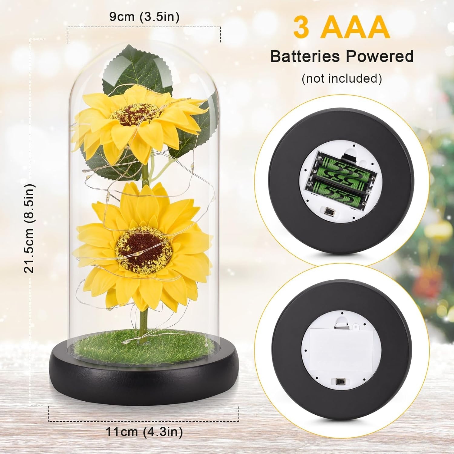 Regalos de girasoles para mujeres, flores artificiales de girasoles NUEVO