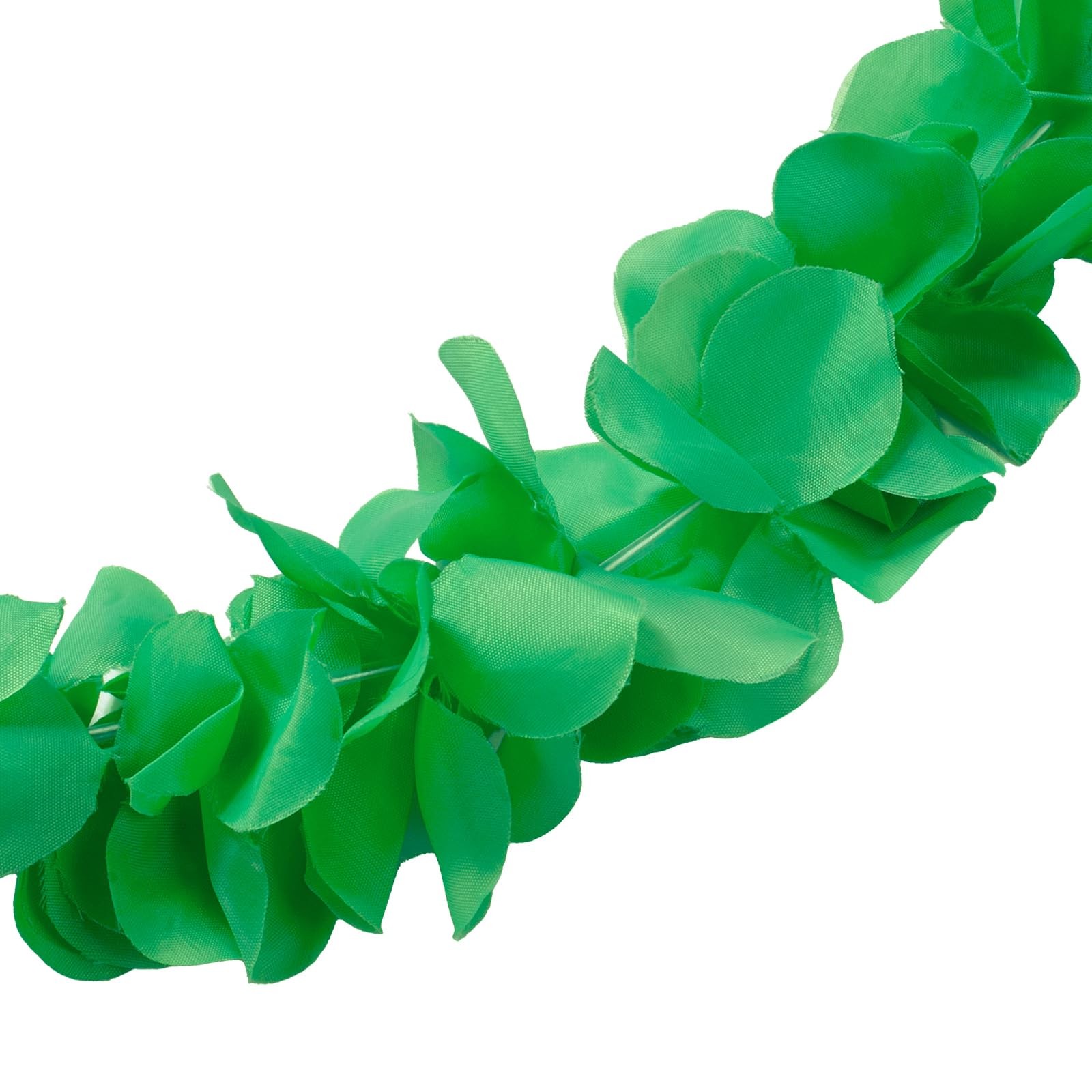 Hawaiian Flower Leis Luau Wreath Set, Green Leis for Halloween Costume Tropic…