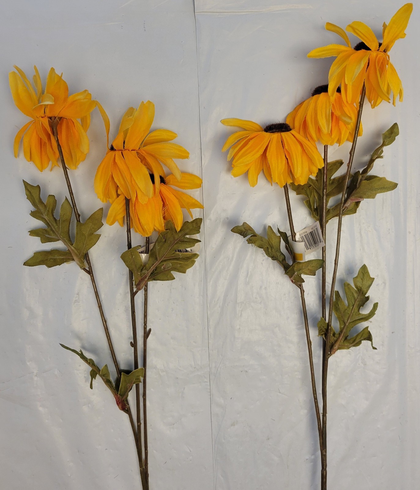 14 Ashland Faux Flowers Yellow Sunflower Lot Stems Picks Craft DIY Fall Harvest