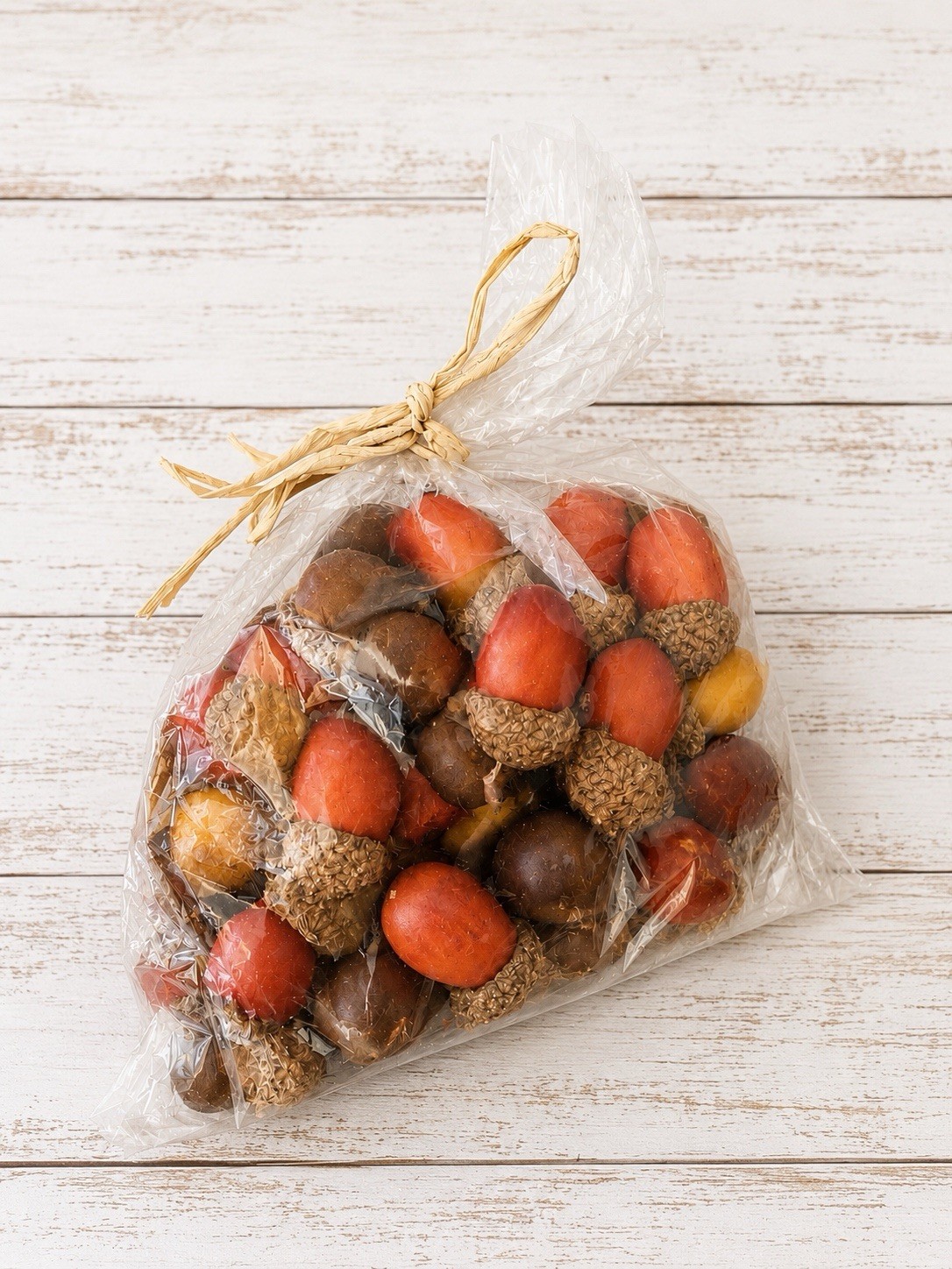 2 Oz Fake Acorns Bag, Rustic Fall Bowl Filler , Farmhouse Table Decor, Vase