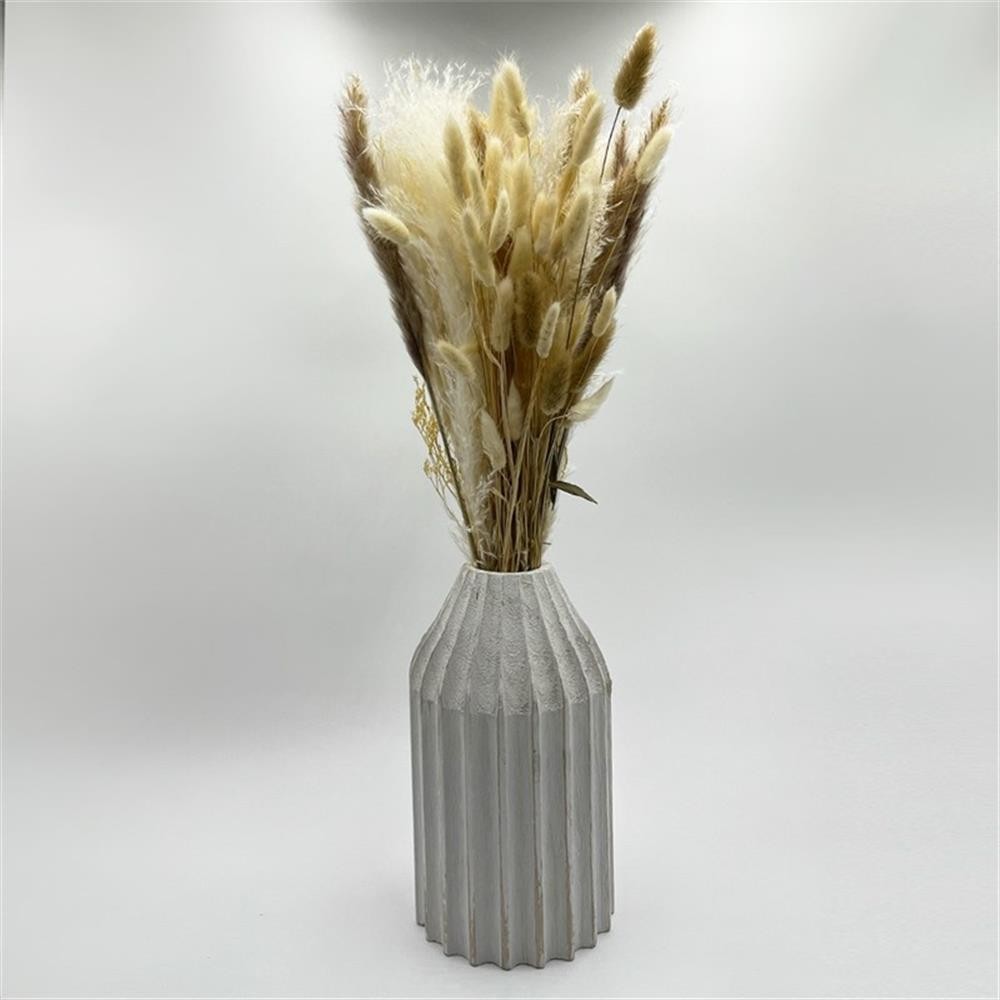 Pemberly Row 10-inch High Real Preserved Mixed Bouquets in Small Size