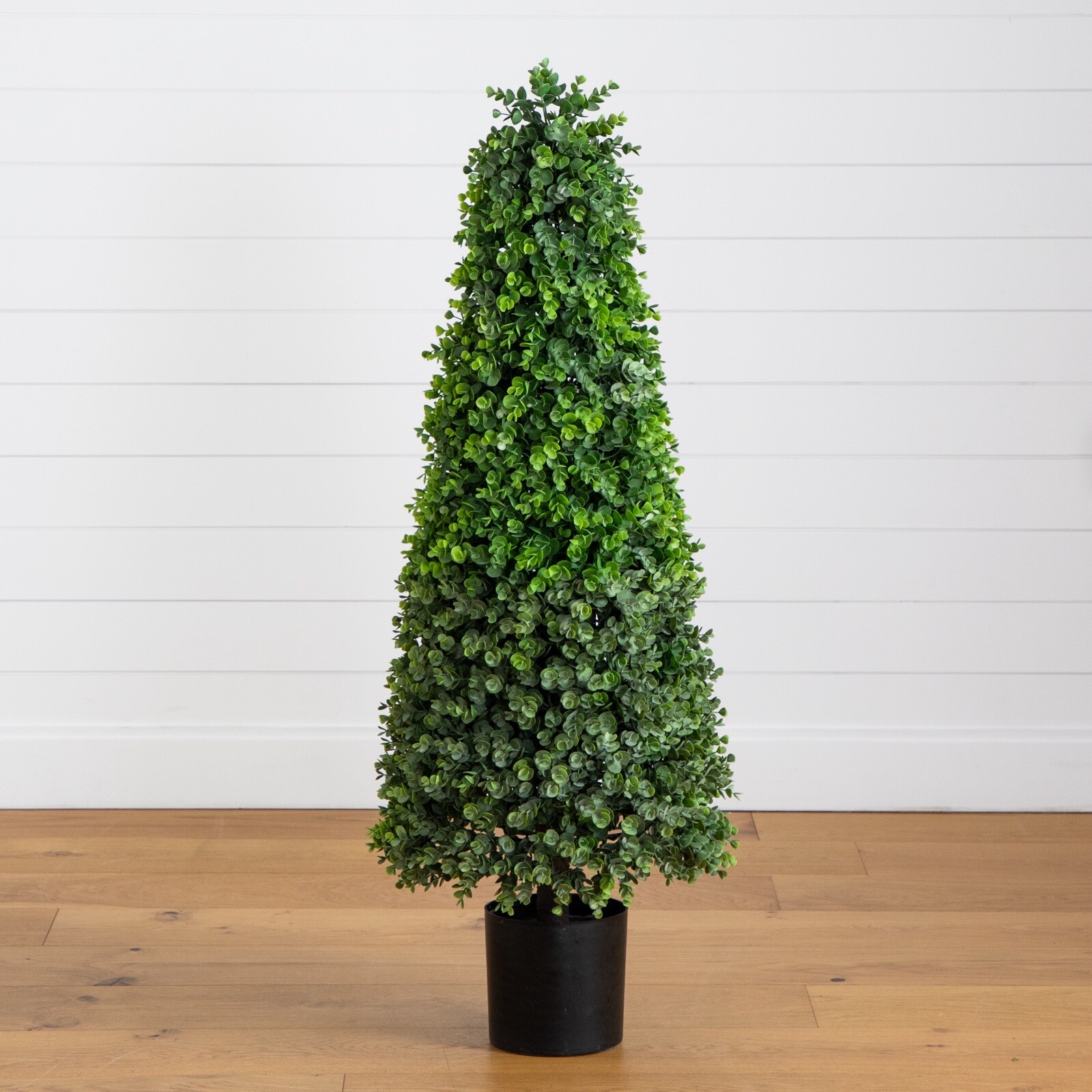 4’ Eucalyptus Topiary Artificial Tree (Indoor/Outdoor) Home Decor. Retail $307
