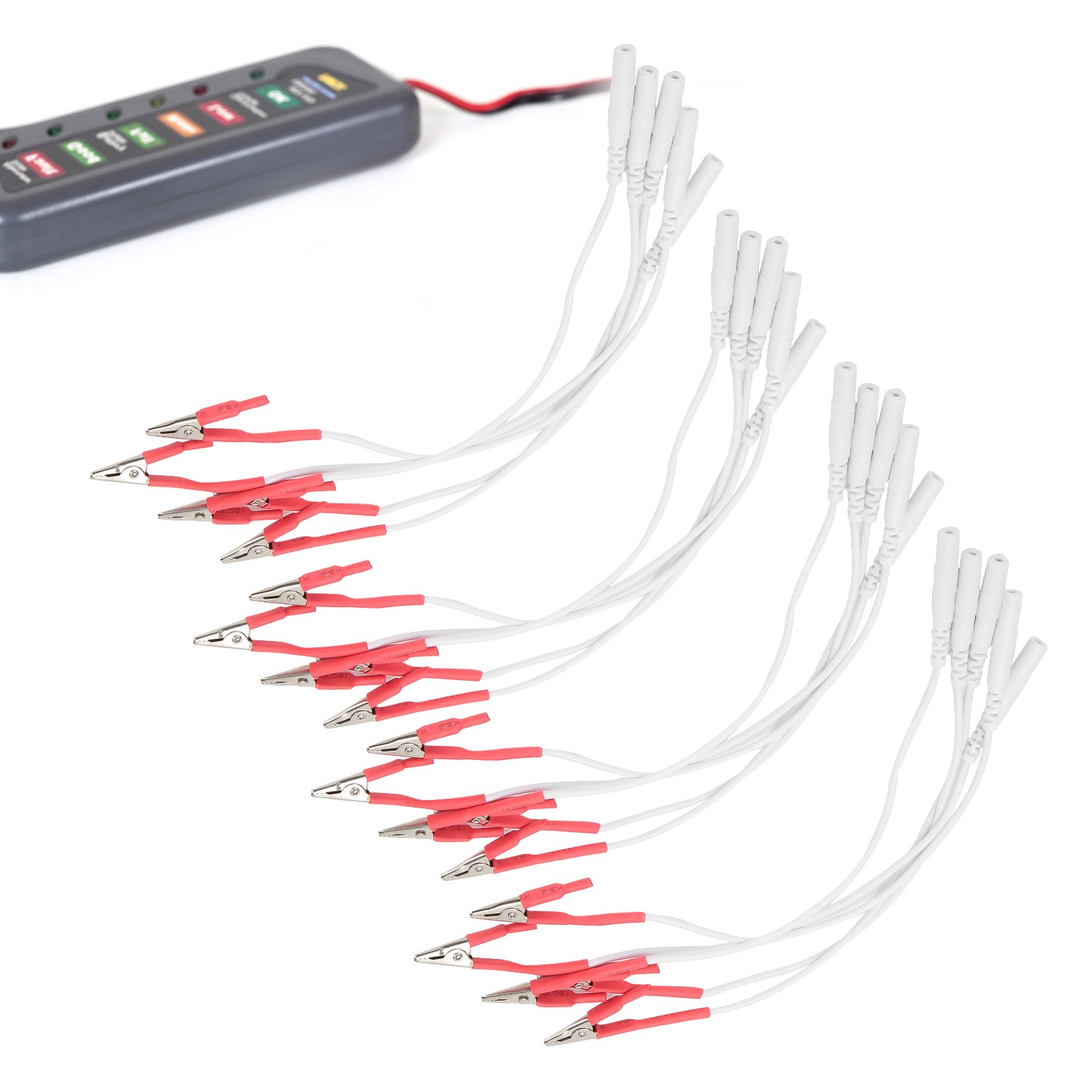 20pcs Clip Electrode Wires Durable For TENS Unit Therapy