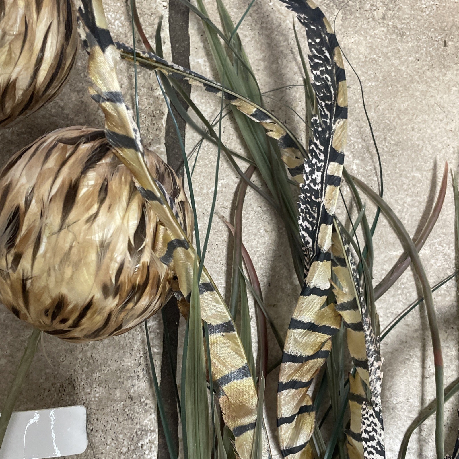 Artificial Silk Faux Flower Stems Bundle 8 Pieces Brown Animal Snake Skin Prints