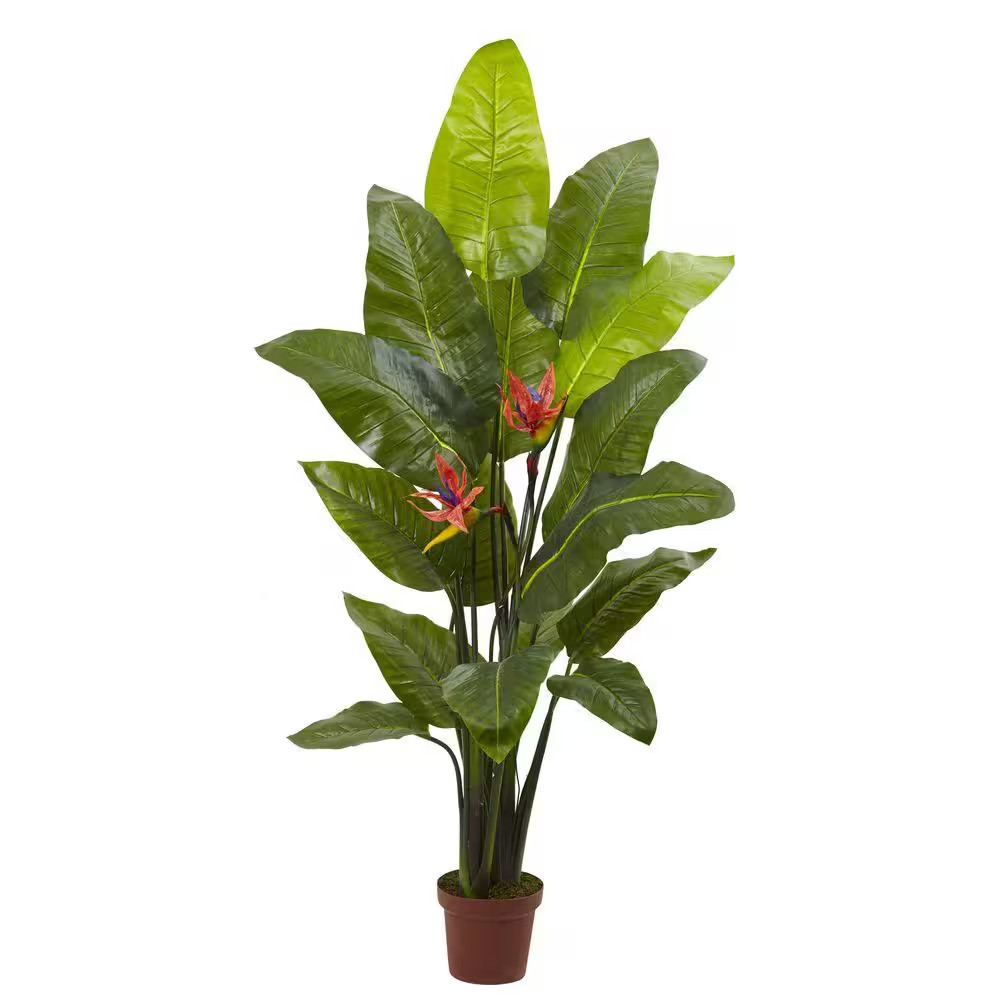 58 In. Artificial Real Touch Bird of Paradise Plant