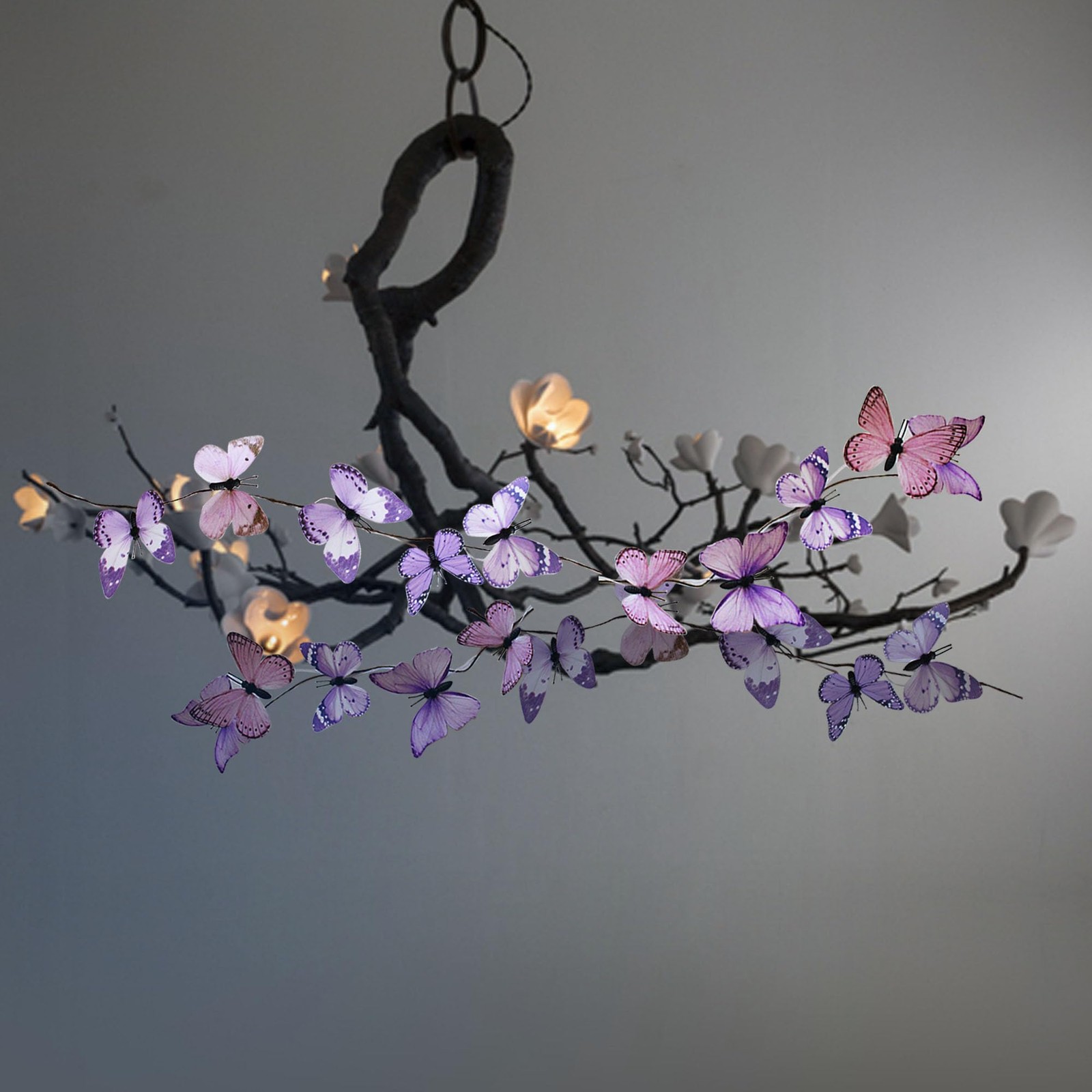 Artificial Butterfly Garland, Fake Butterfly Decorative Vines, DIY 3D Unique …