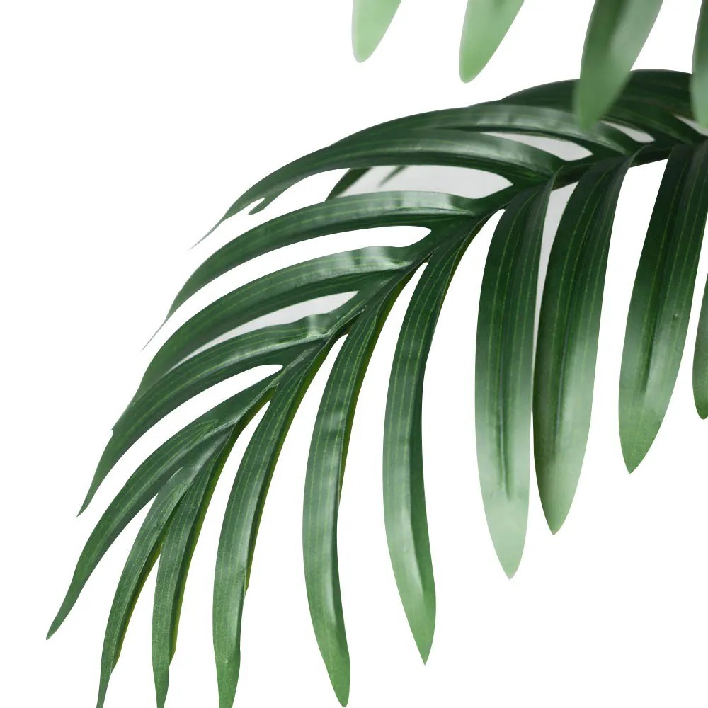 90-120cm Large Artificial Palm Tree Tropical Fake Plants Green Plastic Palm Leaf